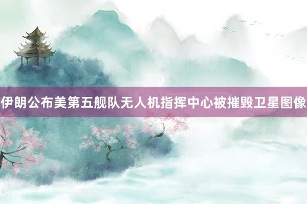 伊朗公布美第五舰队无人机指挥中心被摧毁卫星图像