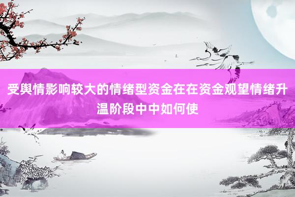 受舆情影响较大的情绪型资金在在资金观望情绪升温阶段中中如何使